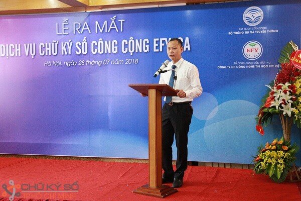 Ông Hoàng Văn Thuấn – Chủ tịch HĐQT, Tổng Giám đốc công ty EFY Việt